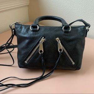 Rebecca Minkoff Micro Moto Leather Satchel